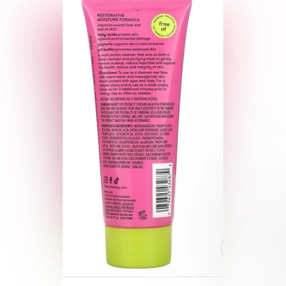 🛍️ Freeman Beauty, Restorative Cleanser + Beauty Mask, 3 fl oz (89 ml)💥